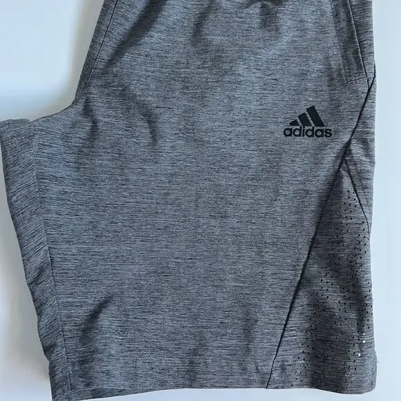 ADIDAS gray black activewear shorts small - Picture 3 of 5